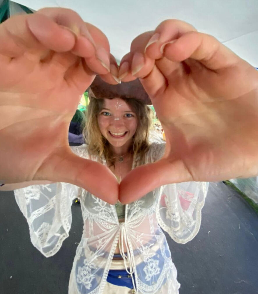 ✨Leo✨ (she/her) Some fun facts about Leo: She enjoys being upside down! This picture was taken at forest in 2024.. She finds writing bios difficult!